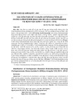 Đặc điểm phân bố vi khuẩn Enterobacterales kháng carbapenem mang gen mã hóa carbapenemase tại Bệnh viện Quân y 103 (2015-2019)