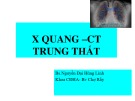 Bài giảng X quang CT trung thất - Bs. Nguyễn Đại Hùng Linh