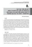 Dạy học “nêu vấn đề” môn lý thuyết xác suất và thống kê: Ứng dụng cho sinh viên ngành kinh tế, trường Đại học Tài chính - Marketing