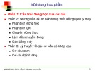 Bài giảng Nguyên lý máy: Bài 2 - TS. Nguyễn Trọng Du