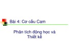 Bài giảng Nguyên lý máy: Bài 4 - TS. Nguyễn Trọng Du