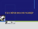 Bài giảng Nguyên lý tài chính ngân hàng: Tài chính doanh nghiệp - ThS. Trương Minh Tuấn