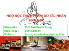 Bài giảng Ngộ độc thực phẩm do tác nhân sinh học - ThS. Lưu Huyền Trang