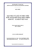 Luận văn Thạc sĩ Kinh tế: Mặt trái của đầu tư trực tiếp nước ngoài đối với sự phát triển kinh tế - xã hội ở Việt Nam