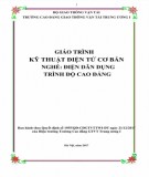 Giáo trình Kỹ thuật điện tử cơ bản (Nghề Điện dân dụng - Trình độ Cao đẳng): Phần 1 - CĐ GTVT Trung ương I