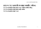 Bài giảng Kỹ thuật điện tử: Bài 9 - Lưu Đức Trung