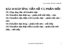 Bài giảng Kỹ thuật điện tử: Bài 10 - Lưu Đức Trung