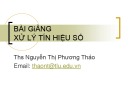 Bài giảng Xử lý tín hiệu số: Chương 1 - ThS. Nguyễn Thị Phương Thảo