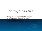 Bài giảng Xử lý tín hiệu số: Chương 3 - ThS. Nguyễn Thị Phương Thảo