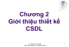 Bài giảng Cơ sở dữ liệu (Database): Chương 2 - TS. Đặng Thị Thu Hiền