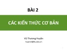 Bài giảng Toán rời rạc: Bài 2 - Vũ Thương Huyền