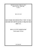Khóa luận tốt nghiệp: Một số biện pháp bồi dưỡng ý thức tự học cho sinh viên trường Đại học Sư phạm Hà Nội 2 hiện nay