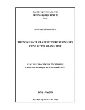 Luận văn Thạc sĩ Kinh tế chính trị: Thu ngân sách nhà nước theo hướng bền vững tỉnh Quảng Bình