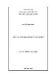 Luận án Tiến sĩ Tâm lý học: Nhu cầu tự khẳng định của sinh viên