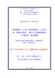 Luận văn Thạc sĩ Khoa học kinh tế: Nghiên cứu giảm nghèo của các hộ nông dân ở huyện Minh Hóa, tỉnh Quảng Bình