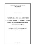 Khóa luận tốt nghiệp: Văn hóa Hà Nội qua góc nhìn của Thạch Lam và Martín Rama