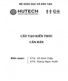 Cấu tạo kiến trúc căn bản: Phần 1 - KTS. Võ Đình Diệp và KTS. Giang Ngọc Huấn