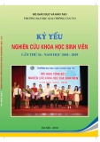 Kỷ yếu nghiên cứu khoa học sinh viên năm 2019