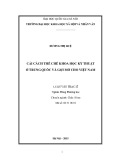 Luận văn Thạc sĩ Đông phương học: Cải cách thể chế khoa học kỹ thuật của Trung Quốc và gợi mở cho Việt Nam