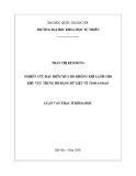 Luận văn Thạc sĩ Khoa học: Nghiên cứu đặc điểm mưa do không khí lạnh ở khu vực Trung Bộ bằng dữ liệu vệ tinh GSMaP