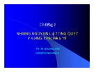 Bài giảng Cơ học đất - Chương 1: Những nguyên lý tổng quát về ứng xử của đất