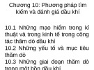 Bài giảng Địa chất dầu khí - Chương 10: Phương pháp tìm kiếm và đánh giá dầu khí