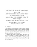 Chế tạo các dụng cụ thí nghiệm thực tập để tăng cường hoạt động thực nghiệm của học sinh trong học tập các kiến thức về hiện tượng quang điện trong ở lớp 12 THPT