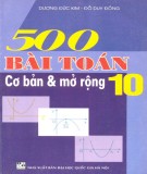 500 Bài toán cơ bản và mở rộng lớp 10: Phần 2 - Dương Đức Kim và Đỗ Duy Đồng