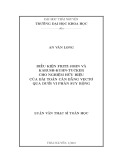 Luận văn Thạc sĩ Toán học: Điều kiện Fritz John và Karush Kuhn Tucker cho nghiệm hữu hiệu của bài toán cân bằng vectơ qua dưới vi phân suy rộng