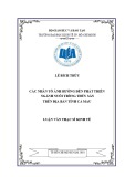 Luận văn Thạc sĩ Kinh tế: Các nhân tố ảnh hưởng đến phát triển ngành nuôi trồng thủy sản trên địa bàn tỉnh Cà Mau