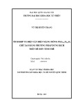 Luận văn Thạc sĩ Khoa học: Tích hợp tụ điện sắt điện màng mỏng Pbzr0,4Ti0,6O3 chế tạo bằng phương pháp dung dịch trên đế đơn tinh thể