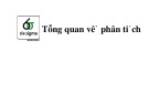 Bài giảng 6sigma: Tổng quan về phân tích