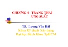 Bài giảng Sức bền vật liệu: Chương 4 - TS. Lương Văn Hải