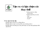 Bài giảng 6sigma: Tạo ra và lựa chọn các thay thế