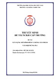 Đề tài nghiên cứu khoa học cấp trường: Xây dựng mô hình đếm và đóng sản phẩm vào hộp dùng PLC