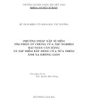 Đề tài nghiên cứu khoa học cấp trường: Phương pháp xấp xỉ mềm tìm phần tử chung của tập nghiệm bài toán cân bằng và tập điểm bất động của nửa nhóm ánh xạ không giãn