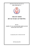 Đề tài nghiên cứu khoa học cấp trường: Nghiên cứu các giải pháp điều khiển giản đồ hướng hệ anten thẳng