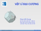 Bài giảng Vật lí đại cương - Chương 5: Động học vật rắn