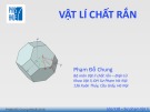 Bài giảng Vật lí chất rắn - Chương 5: Bán dẫn