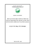 Luận văn Thạc sĩ Lâm học: Phân lập tuyển chọn vi sinh vật phân giải xenlulo nhằm phân hủy nhanh vật liệu cháy dưới tán rừng Thông mã vĩ tại tỉnh Cao Bằng