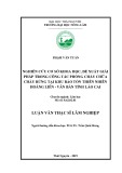 Luận văn Thạc sĩ Lâm nghiệp: Nghiên cứu cơ sở khoa học, đề xuất giải pháp trong công tác phòng cháy chữa cháy rừng tại Khu bảo tồn thiên nhiên Hoàng Liên - Văn Bàn tỉnh Lào Cai