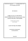 Luận văn Thạc sĩ Lâm học: Nghiên cứu quy luật sinh trưởng cho rừng trồng bần chua (Sonneratia caseolaris L. Engl.) tại huyện Thái Thụy, tỉnh Thái Bình