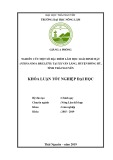Khóa luận tốt nghiệp: Nghiên cứu đặc điểm lâm học loài Đinh mật (Fernandoa brilletii) tại xã Văn lăng, huyện Đồng Hỷ, tỉnh Thái nguyên