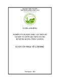 Luận văn Thạc sĩ Lâm học: Nghiên cứu đa dạng thực vật thân gỗ khu vực rừng đặc dụng Pác Bó, huyện Hà Quảng, tỉnh Cao Bằng