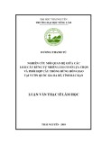 Luận văn Thạc sĩ Lâm nghiệp: Nghiên cứu mối quan hệ giữa các loài cây rừng tự nhiên làm cơ sở lựa chọn và phối hợp loài cây trồng rừng hỗn giao tại vườn Quốc gia Ba Bể, tỉnh Bắc Kạn