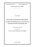 Luận văn Thạc sĩ Khoa học lâm nghiệp: Đánh giá tính đa dạng sinh học nguồn tài nguyên cây thuốc của vườn quốc gia ba vì Hà Tây làm cơ sở cho công tác bảo tồn và sử dụng bền vững