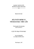 Luận văn Thạc sĩ Toán học: Bài toán định vị với hàm mục tiêu lồi