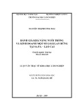 Luận văn Thạc sĩ Khoa học lâm nghiệp: Đánh giá khả năng nuôi trồng và kinh doanh một số loài Lan rừng tại khu vực Sa Pa – Lào Cai