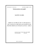 Luận văn Thạc sĩ Khoa học lâm nghiệp: Nghiên cứu đặc điểm cấu trúc của một số quần xã thực vật rừng ở các kiểu rừng làm cơ sở đề xuất giải pháp phục hồi rừng tại vườn quốc gia Pù Mát - Nghệ An