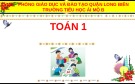 Bài giảng môn Toán lớp 1 sách Cánh diều năm học 2020-2021 - Bài 53: Xăng–ti–mét ​(Trường Tiểu học Ái Mộ B)